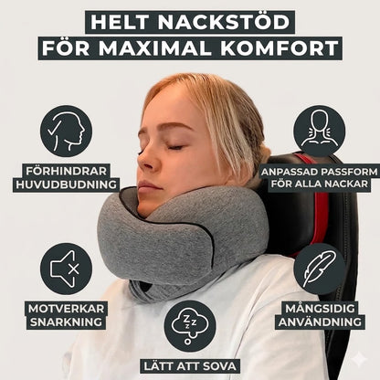 3-in-1 Travel Kit - Neck Pillow, Eye Mask & Pouch