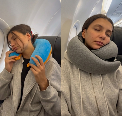 3-in-1 Travel Kit - Neck Pillow, Eye Mask & Pouch