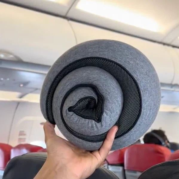 3-in-1 Travel Kit - Neck Pillow, Eye Mask & Pouch